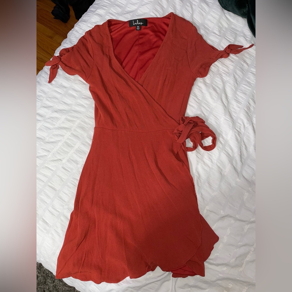 Lulus Burnt orange dress